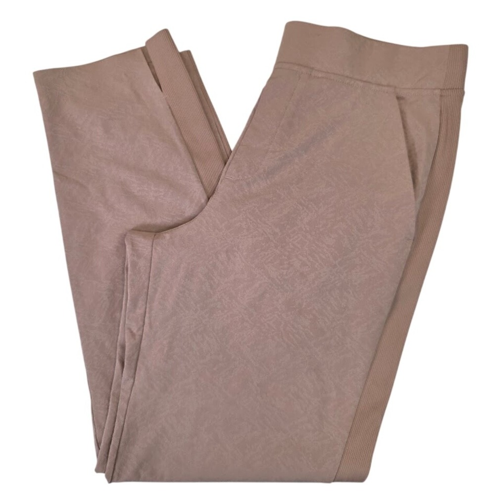 Athleta Women's 8 Brooklyn Textured Ankle Pant Mauve Pink 982287-01